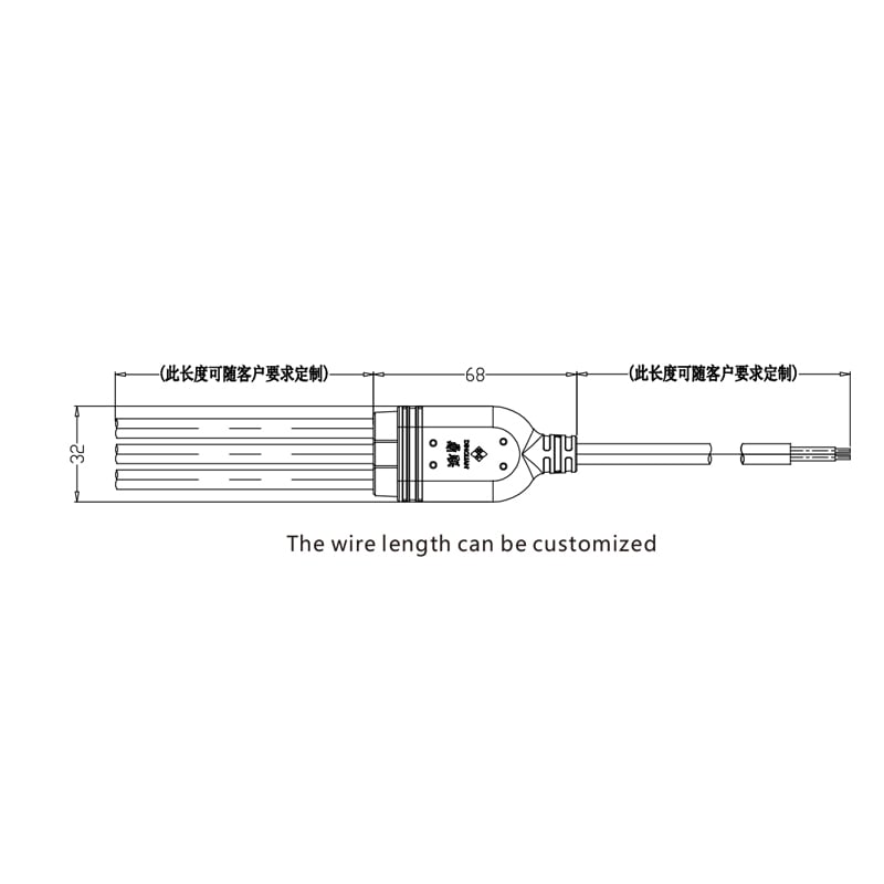 Y Type Waterproof Connectors One Mainline to 3 Secondary Lines