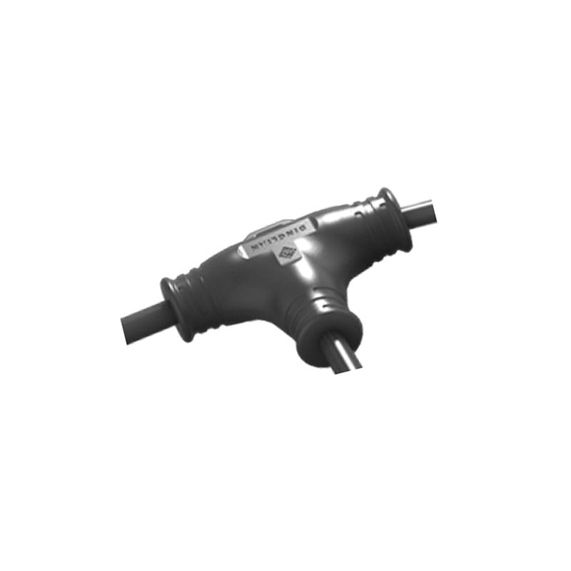 T01S-01 T Type Waterproof Connectors Molding with Customized Cable
