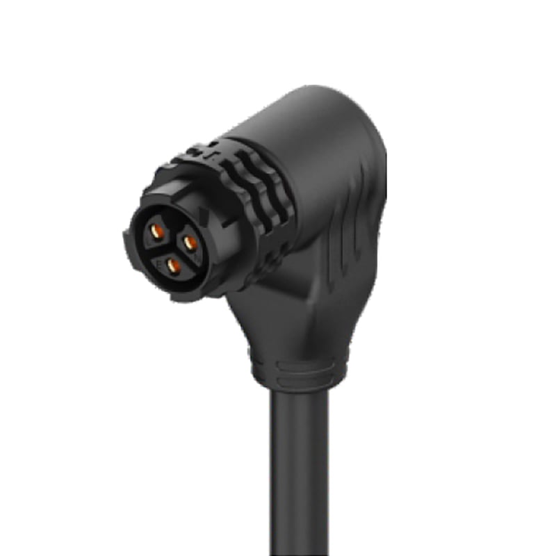 Right Angle Push Lock M20 Waterproof Connector with Customized Cable