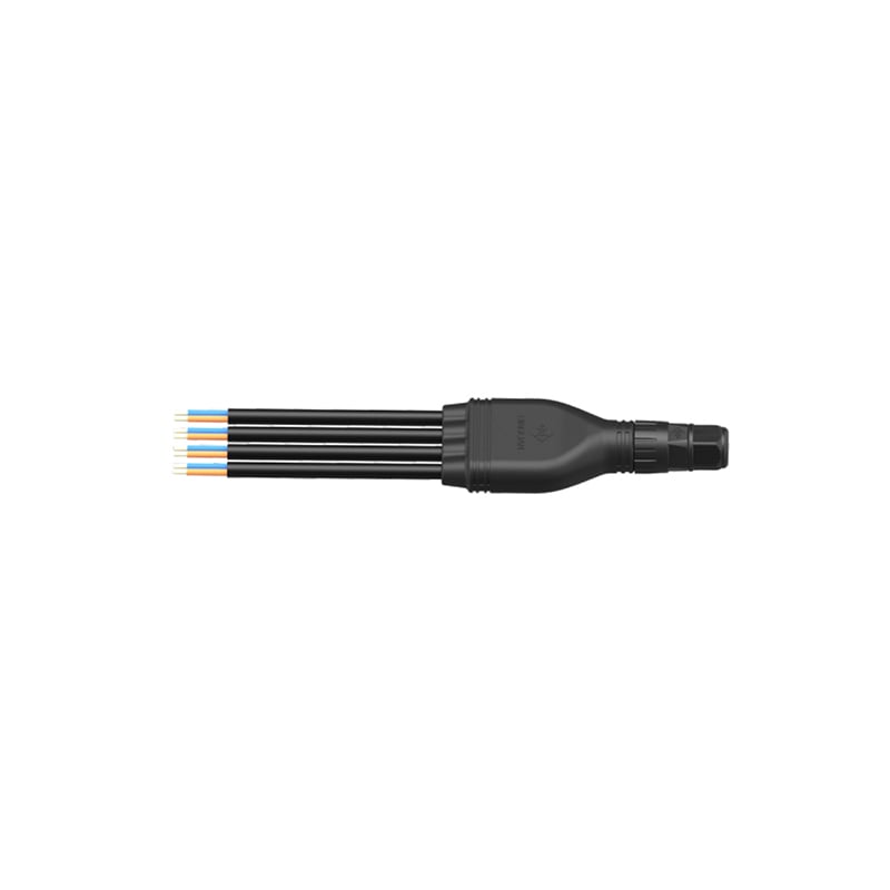 Screw with Main Line Y Type 2pin Waterproof Connectors with Customized Cable