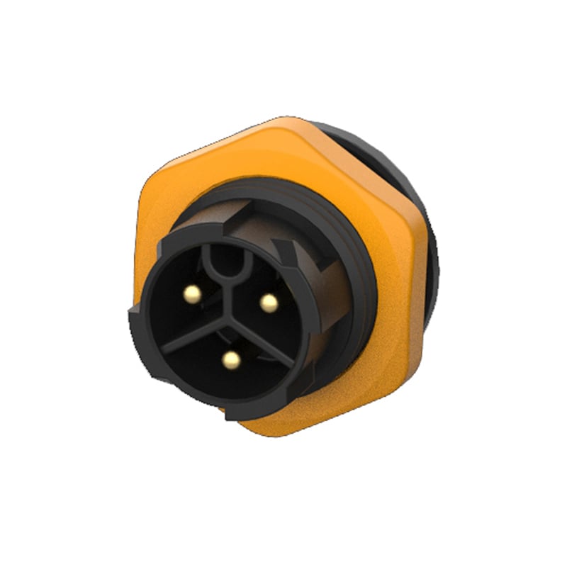 IP68 M16 Reverse Direction Waterproof Connectors Male to Female Plug with Cable