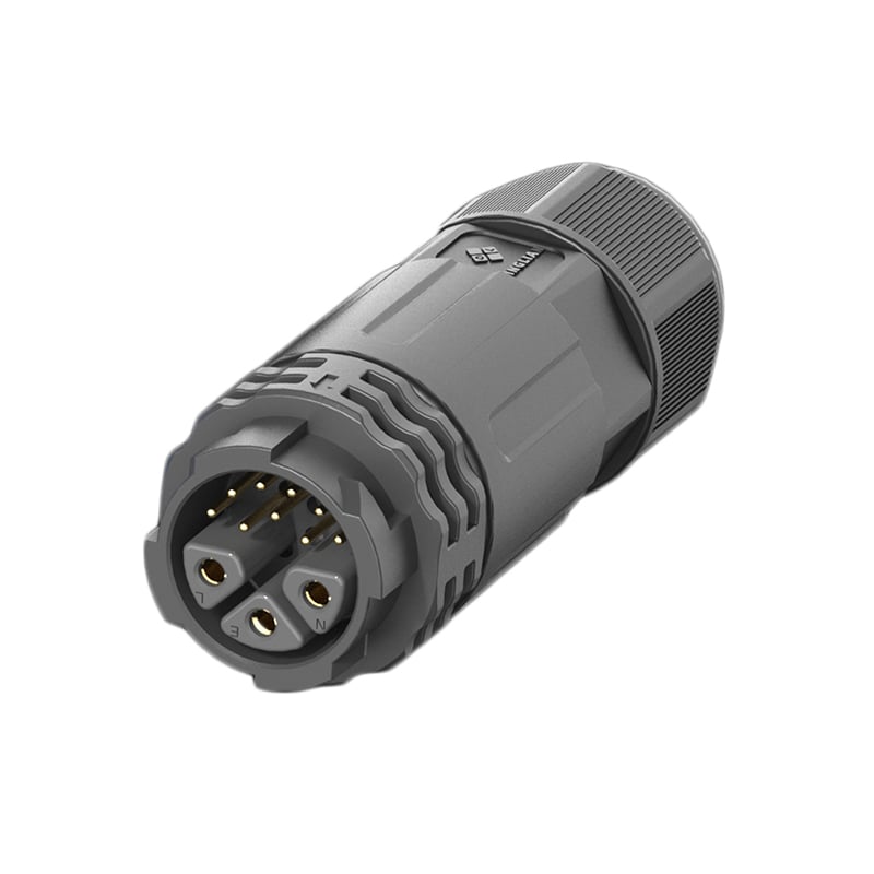 Push Lock M25 Positive Direction 3+9Pin Connectors LED Male and Female Plug