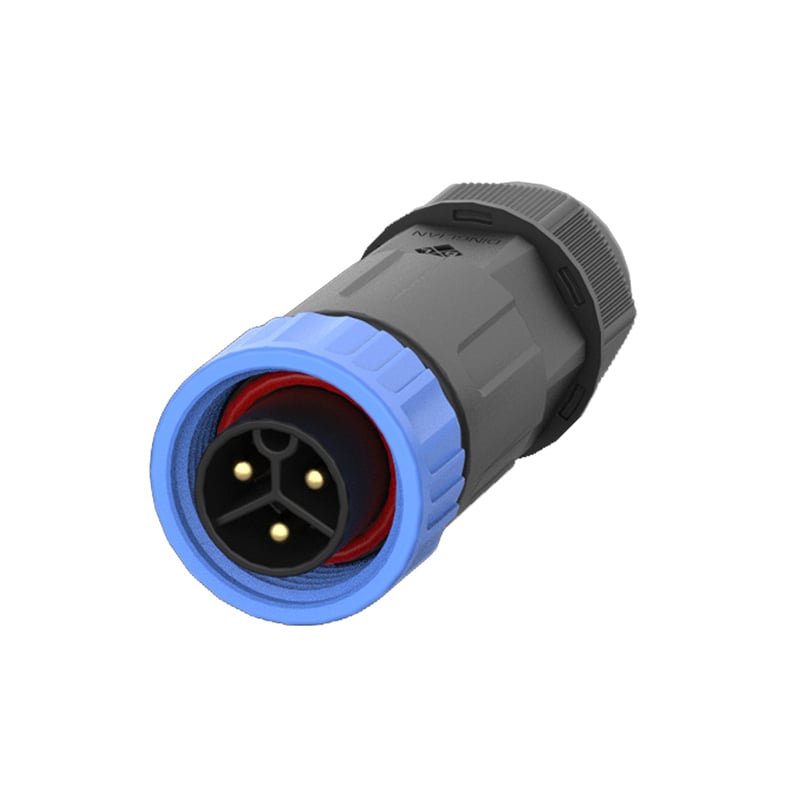 M20 Positive Direction Assembled Plug Waterproof Connectors Molding with Customized Cable