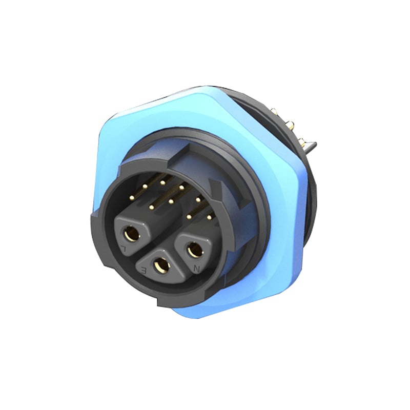 Push Lock M25 Positive Direction 3+9Pin Connectors LED Male and Female Plug