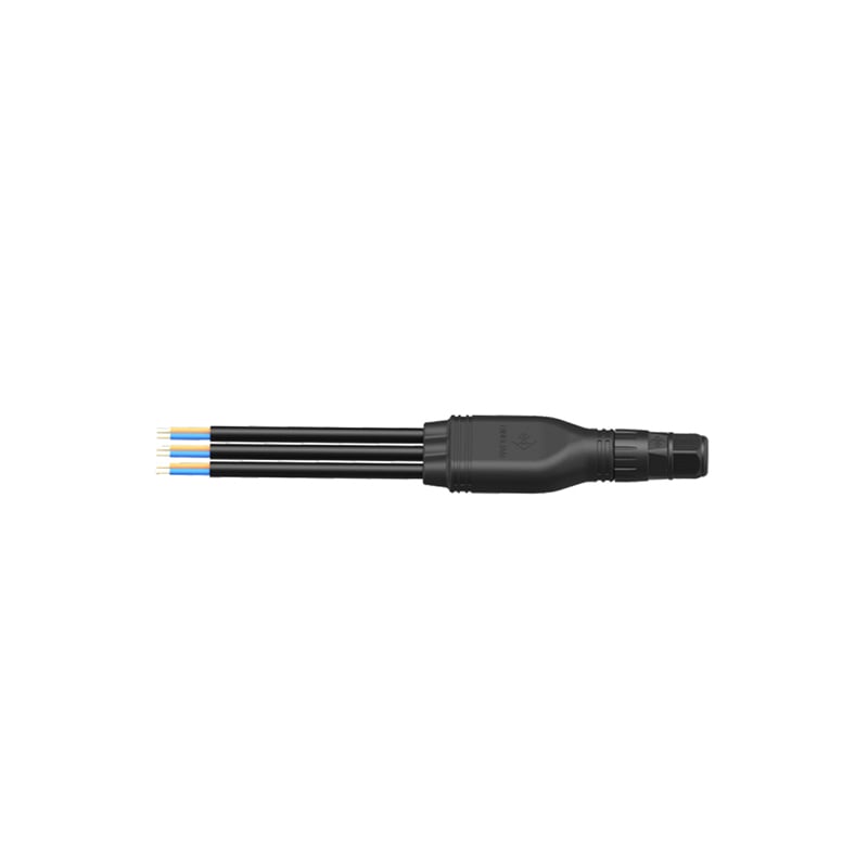 Assembled Waterproof Y Type Connectors Screw with Wires 1 to 3 Cables for Outdoor Lightings