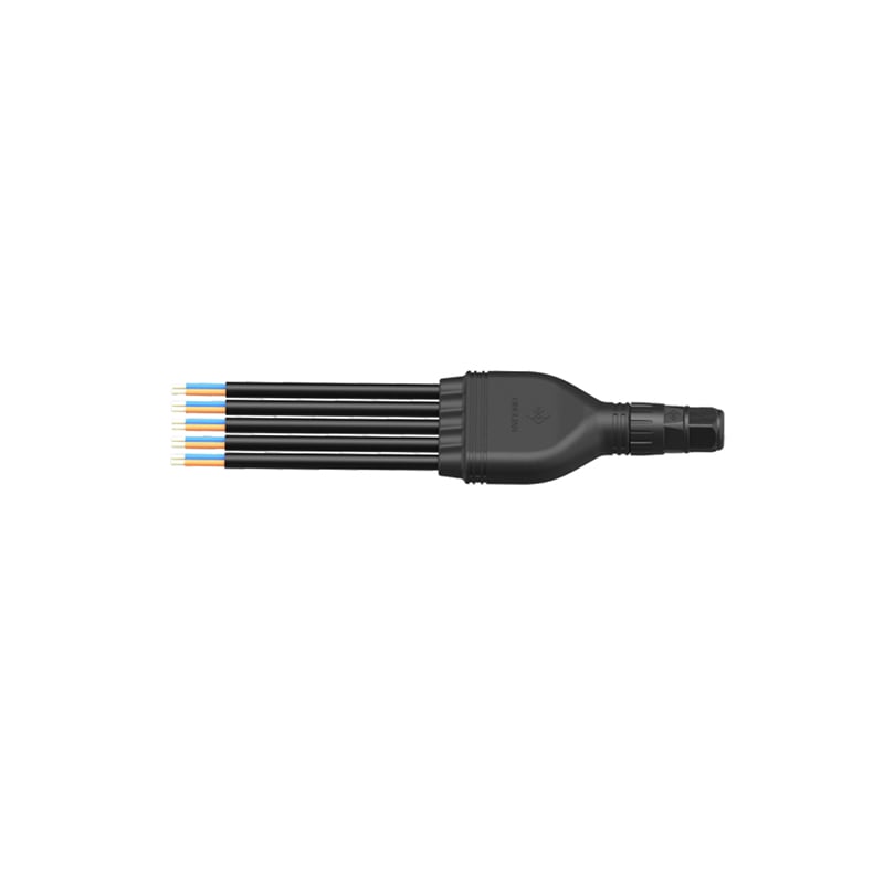 Y Type Waterproof Connectors Screw Terminal Assembled Plug with Customized Cable