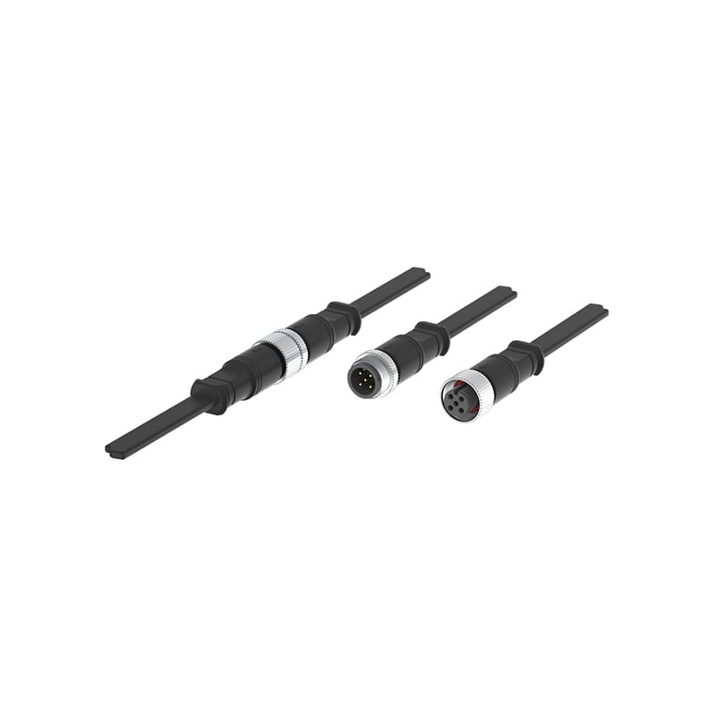 M16 Female Plug 250Voltages Waterproof Connectors with Customized Cable
