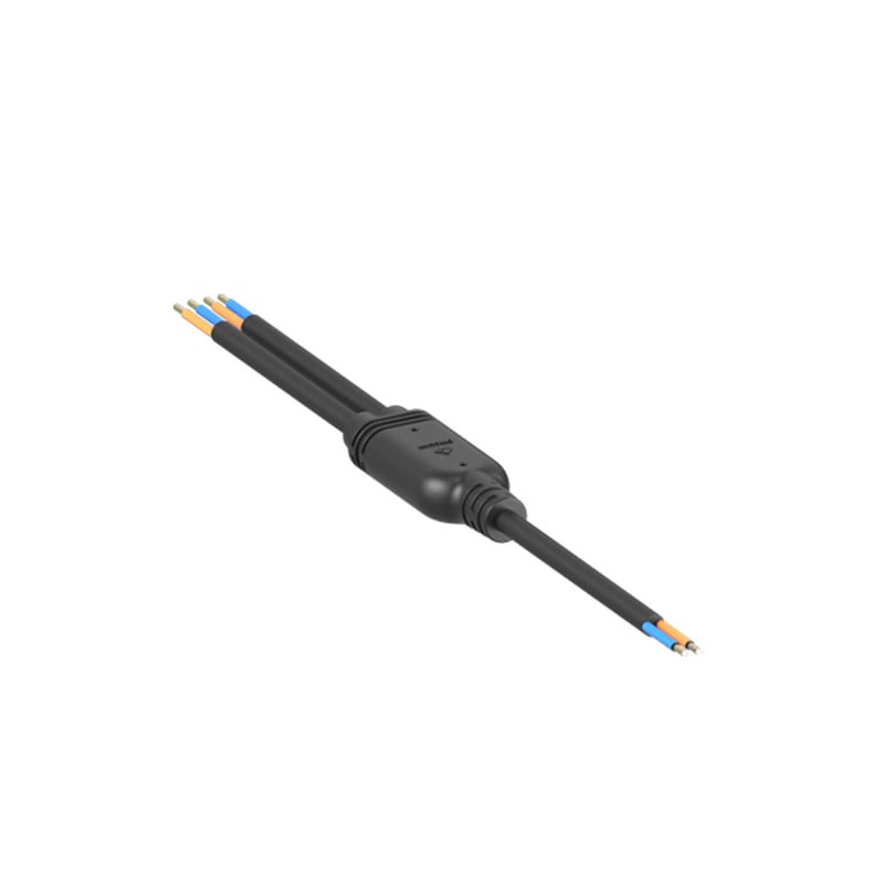 Y Type Waterproof Connectors With Customized 2pin M15 male Connectors