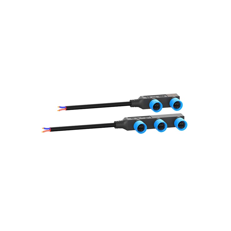 M15 F Type 1to2 1 to3 1to4 1to5 Tin The End Of The Module Wire Waterproof Connectors