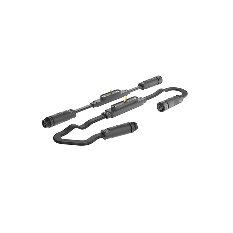 RGB Strip Lighting Wire And Wire End Buckle Series Waterproof Connectors for Wall Washer