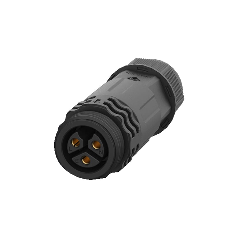 M20 Positive Direction Assembled Plug Waterproof Connectors Molding with Customized Cable
